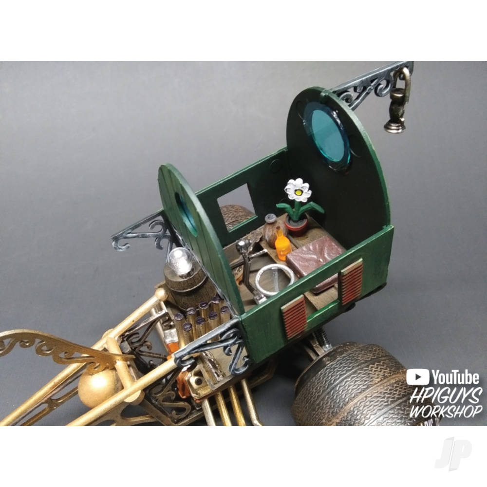 自動車 amt gypsy wagon AMT Li'l Gypsy Wagon Show Rod 1:25 Scale Plastic Model Kit, White