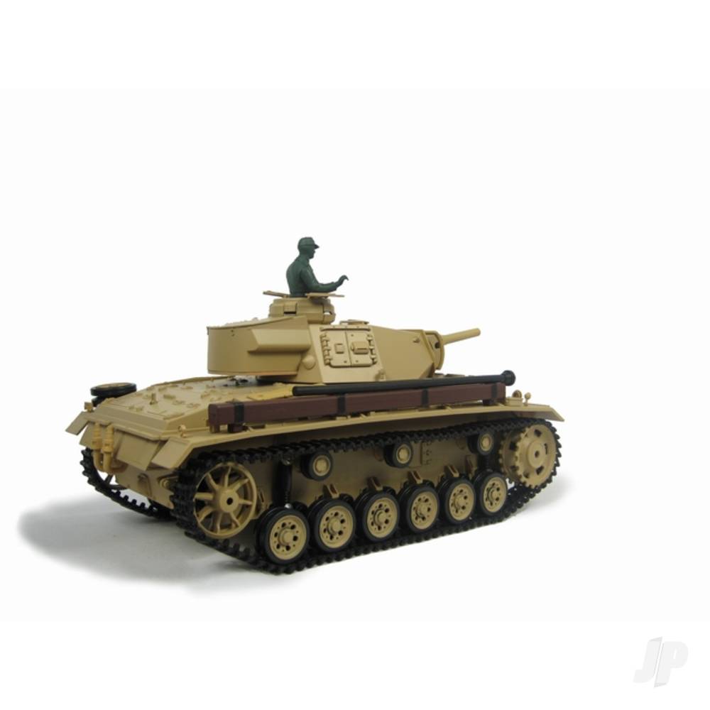 Henglong 1:16 German Tauch Panzer III (2.4GHz + Shooter + Smoke +