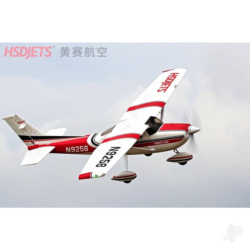 HSD Jets 2m Cessna-182 Red (PNP 6S + floats) | Sport - JPerkins.com