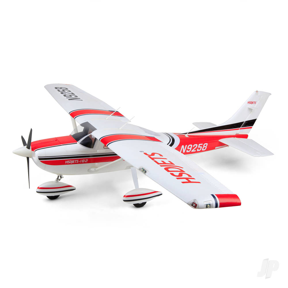 Cross-country Aircraft 赤白 HSD Jets 2m Cessna-182 Red (PNP 6S + floats) | Sport - JPerkins.com