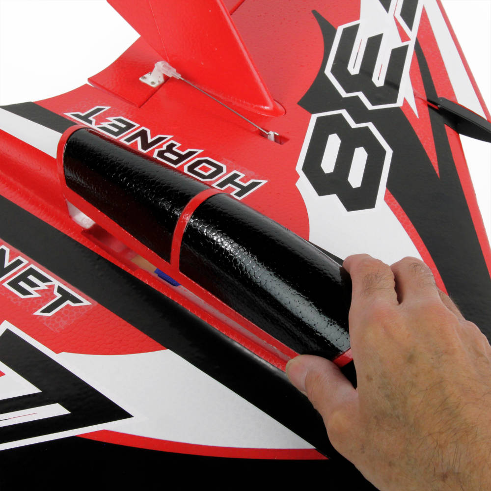 JP F-38 Delta Racer PNP Red (800mm) | RC Models - JPerkins.com