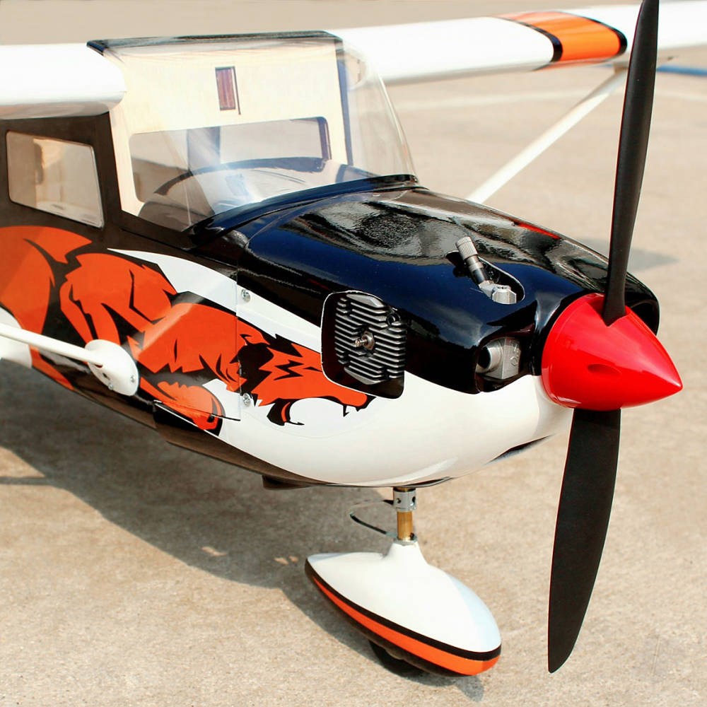 Cessna Turbo Skylane 182 (10cc / 4s) 1.75m / 69in, Black/Orange