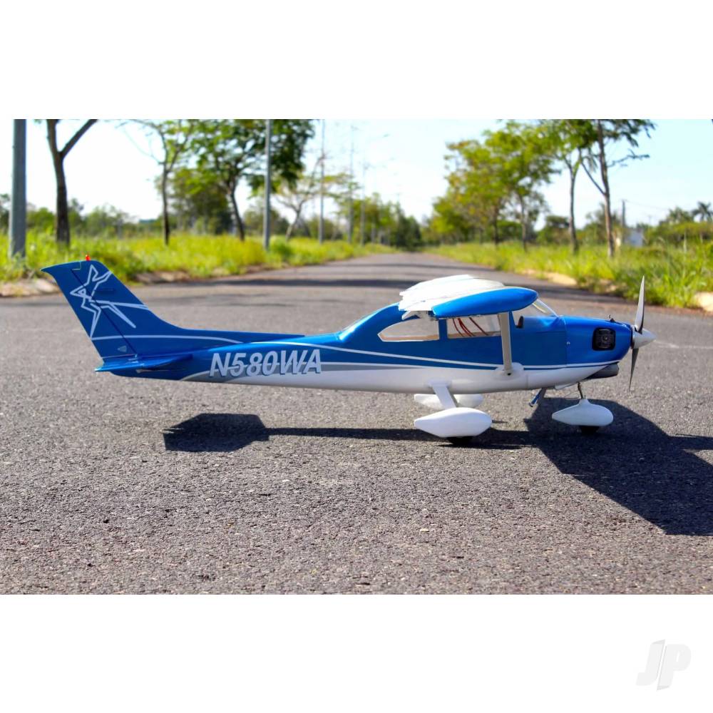 Cessna Turbo Skylane 182 (10cc / 4s) 1.75m / 69in, Blue — J Perkins