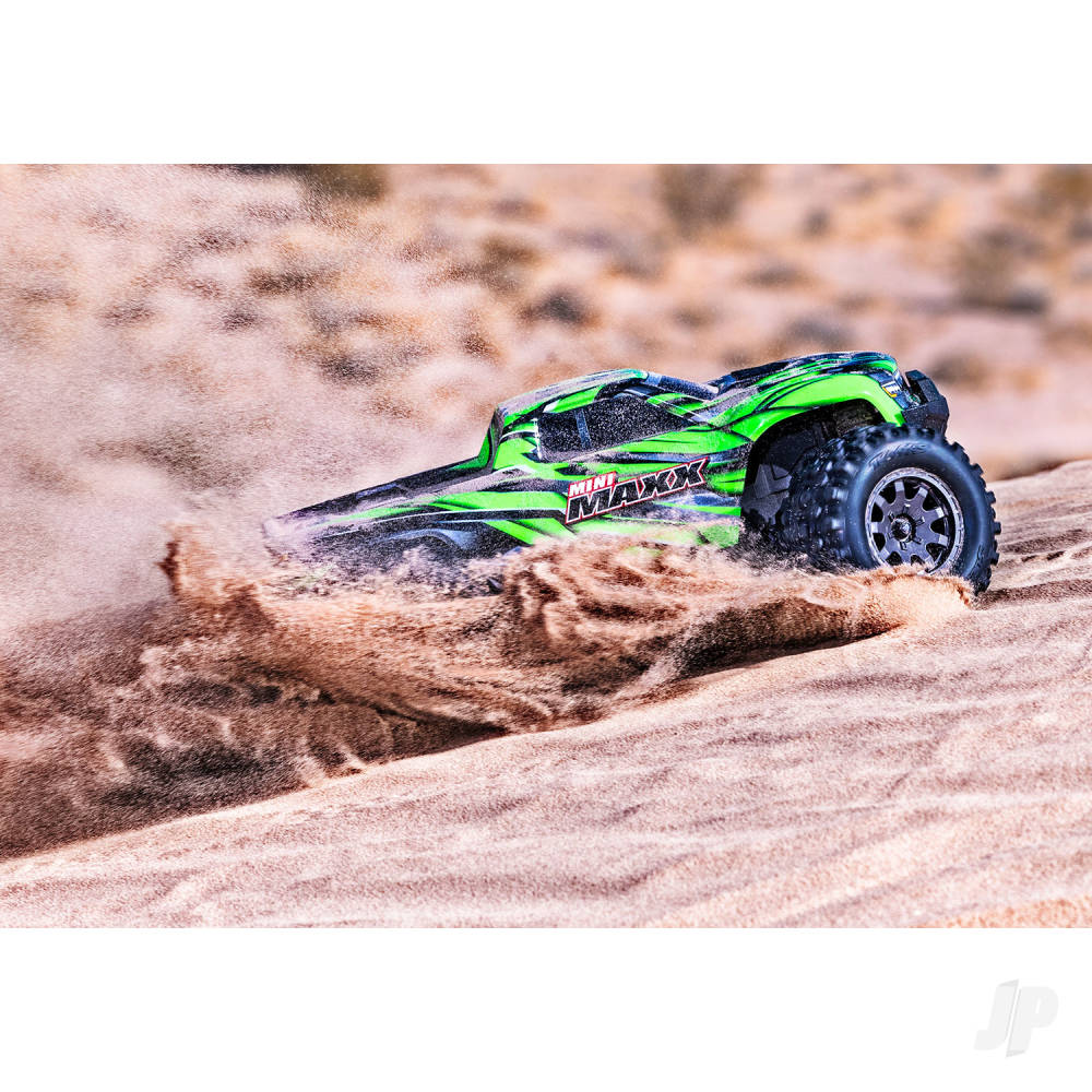 Traxxas Mini Maxx BL-2S 4WD RTR Monster Truck, Green (+ TQi