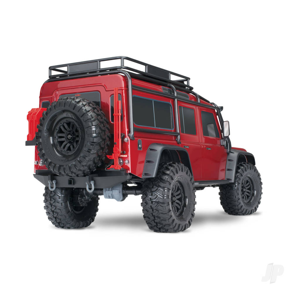 TRX-4 Land Rover Defender 1:10 4X4 Electric Trail Crawler, Red (+