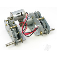 German Tiger I/Panther Metal Gearbox/Motor Set (for HLG3818 / 3819)