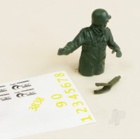 U.S. M26 Pershing Decals and Driver Set (Green) (for HLG3838)