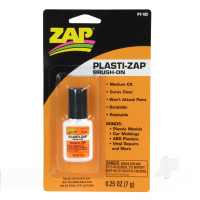 PT102 Plasti-Zap Brush-On CA Glue 1/4oz (Medium) (1)