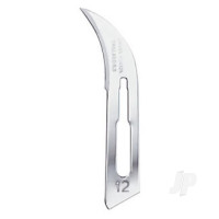 Surgical Knife Blades #12 (20 packets of 5 blades, 100 pcs Total)