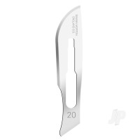 Non-Sterile Knife Blades #20 (20 Packets of 5 Blades, 100 pcs Total)