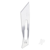 Non-Sterile Knife Blades #25 (20 packets of 5 blades, 100 pcs Total)