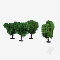 Lichen Avenue Trees, 7cm (Light Green) (4 pcs) (1031)