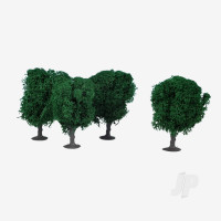 Lichen Avenue Trees, 7cm (Dark Green) (4 pcs) (1030)
