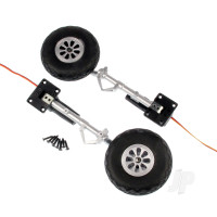 Main Landing Gear Set (Legs + Wheels + Retracts) (for P-51)