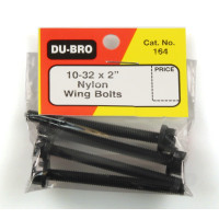 10-32 x 2in Nylon Wing Bolts (4 pcs)