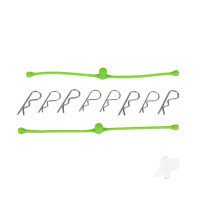 Body Klip Retainers Lime Green (2 pcs)