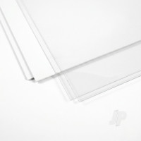 Clear Sheet, 0.1 x 300 x 600mm (.005 x 12 x 24in) (10 per pack)
