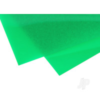 Transparent Coloured Sheet, 0.3 x 150 x 300mm (.010 x 6 x 12in), Green (2 per pack)