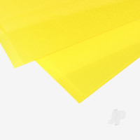 Transparent Coloured Sheet, 0.3 x 150 x 300mm (.010 x 6 x 12in), Yellow (2 per pack)