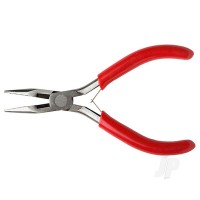 Spring Loaded Soft Grip Plier 5in, Needle Nose with Side Cutter (Carded)