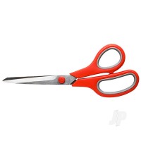Stainless Steel Scissors, 8in Soft Grip (Carded)