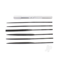 6-Piece Assorted Sharpening File Set with Handle
