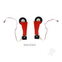 Main Landing Gear System (for 1100mm P-51D Mustang) (Dago Red)