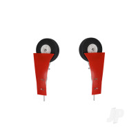 Main Landing Gear Set (for 1100mm P-51D Mustang) (Dago Red)