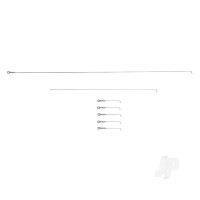 Linkage Rods (for 1100mm P-51D Mustang) (Dago Red)