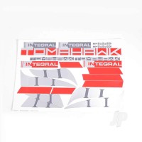 Sticker (for 80mm Integral) Red