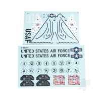 Decal Sheet (for 2024 64mm F-16/ 2023 64mm F-16) (Thunderbird)