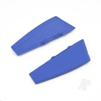Ventral Fins (for 64mm J-10) (Blue)