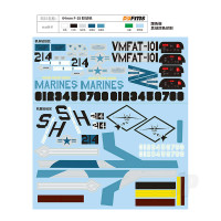 Decal Sheet (for 64mm F-18)