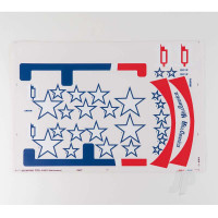 Decal Sheet (for 1100mm P-51D Mustang) (Miss America)