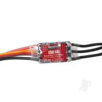 6A ESC With 150 Input Cable Jst (for 800mm Easy Trainer/ Fox/ Vtail)