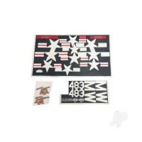 Decal Sheet - Bad Kitty (for 1700mm F7F V2) (Blue)