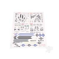 Decal Sheet (for 70mm F/A-18F V2)