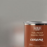 Chroma Enamel Fuelproof Paint Gloss Silver (125ml Tin)