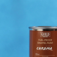 Chroma Enamel Fuelproof Paint Matt Light Blue (125ml Tin)