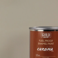 Chroma Enamel Fuelproof Paint Matt Light Grey (125ml Tin)
