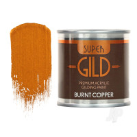Super GILD Acrylic Gilding Enamel Paint, Burnt Copper (125ml)