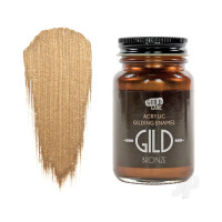 GILD Acrylic Gilding Enamel Paint, Bronze (60ml Jar)