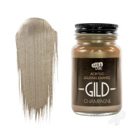 GILD Acrylic Gilding Enamel Paint, Champagne (60ml Jar)