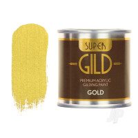 Super GILD Acrylic Gilding Enamel Paint, Gold (125ml Tin)