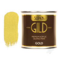 Super GILD Acrylic Gilding Enamel Paint, Gold (250ml Tin)