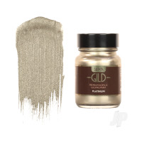 Super GILD Acrylic Gilding Enamel Paint, Platinum (30ml)