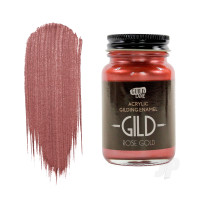 GILD Acrylic Gilding Enamel Paint, Rose Gold (60ml Jar)