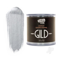 GILD Acrylic Gilding Enamel Paint, Silver (125ml Tin)