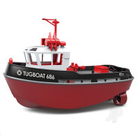 1:72 Mini Tugboat, RTR, Black (230mm)