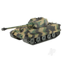 1:16 German King Tiger Henschel with Infrared Battle System (2.4GHz + Shooter + Smoke + Sound + Metal Gearbox + Metal Tracks + Metal Road Wheels + Sprocket + Idler)